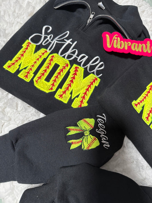 Custom Softball 1/4 Zip 🥎