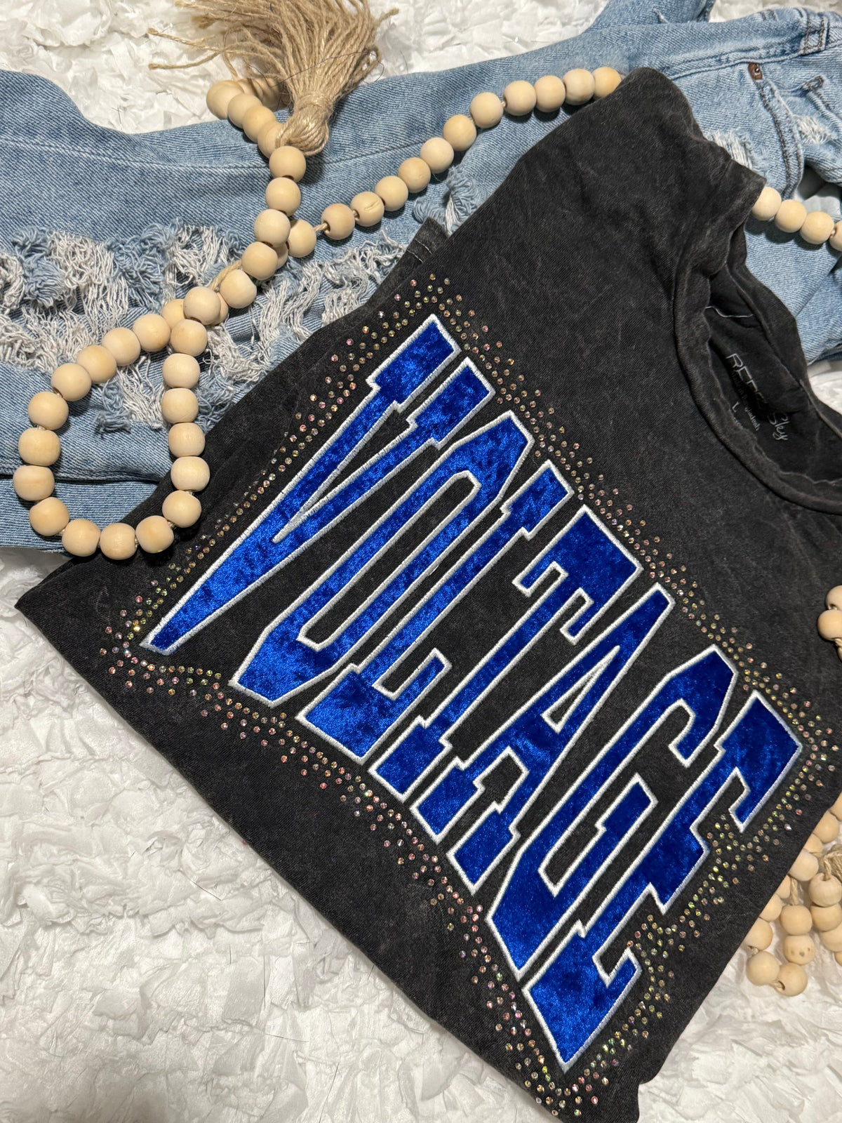 Voltage T-Shirt with Rhinestones 💙✨