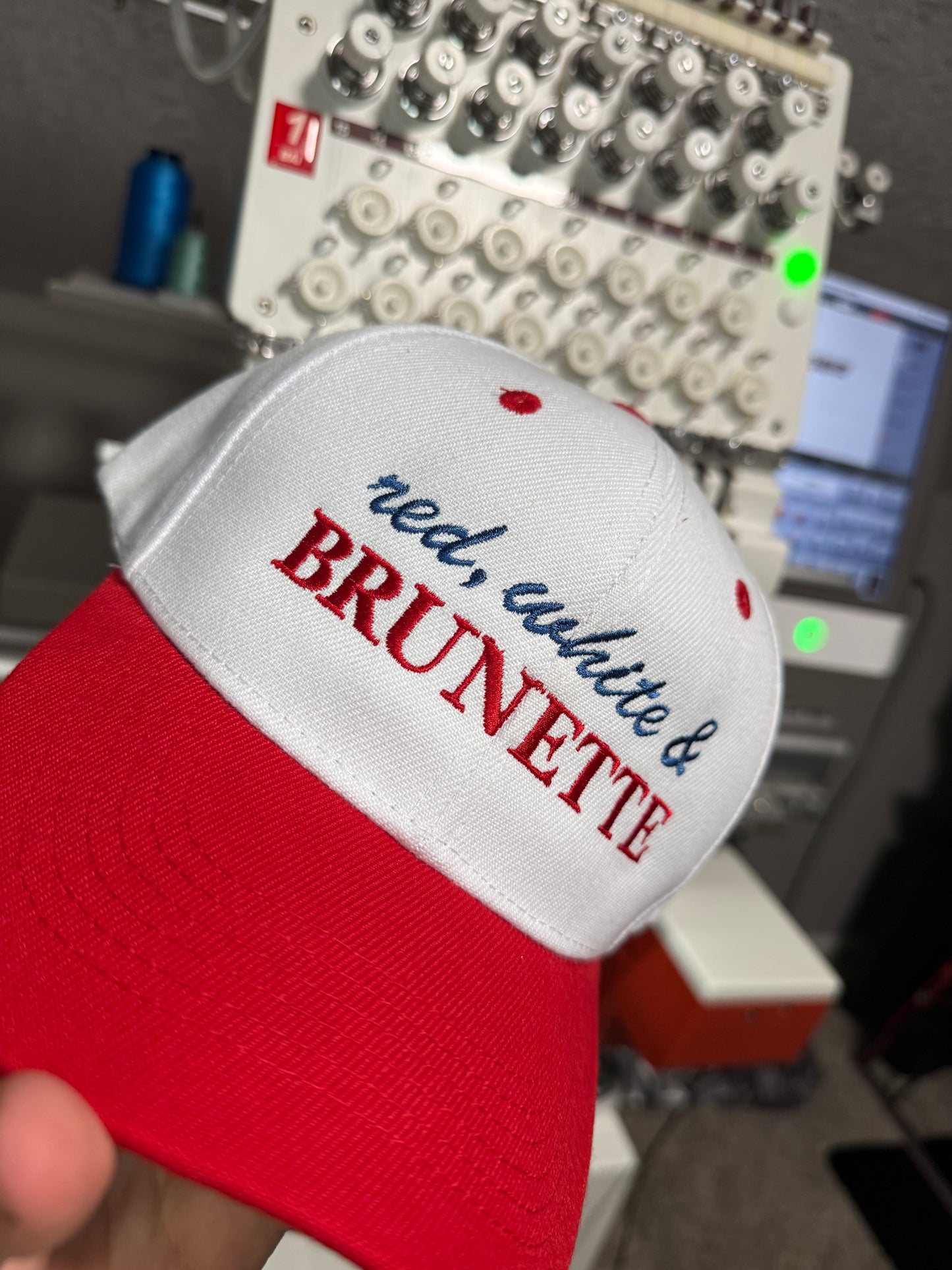 Red white and (Custom) hat