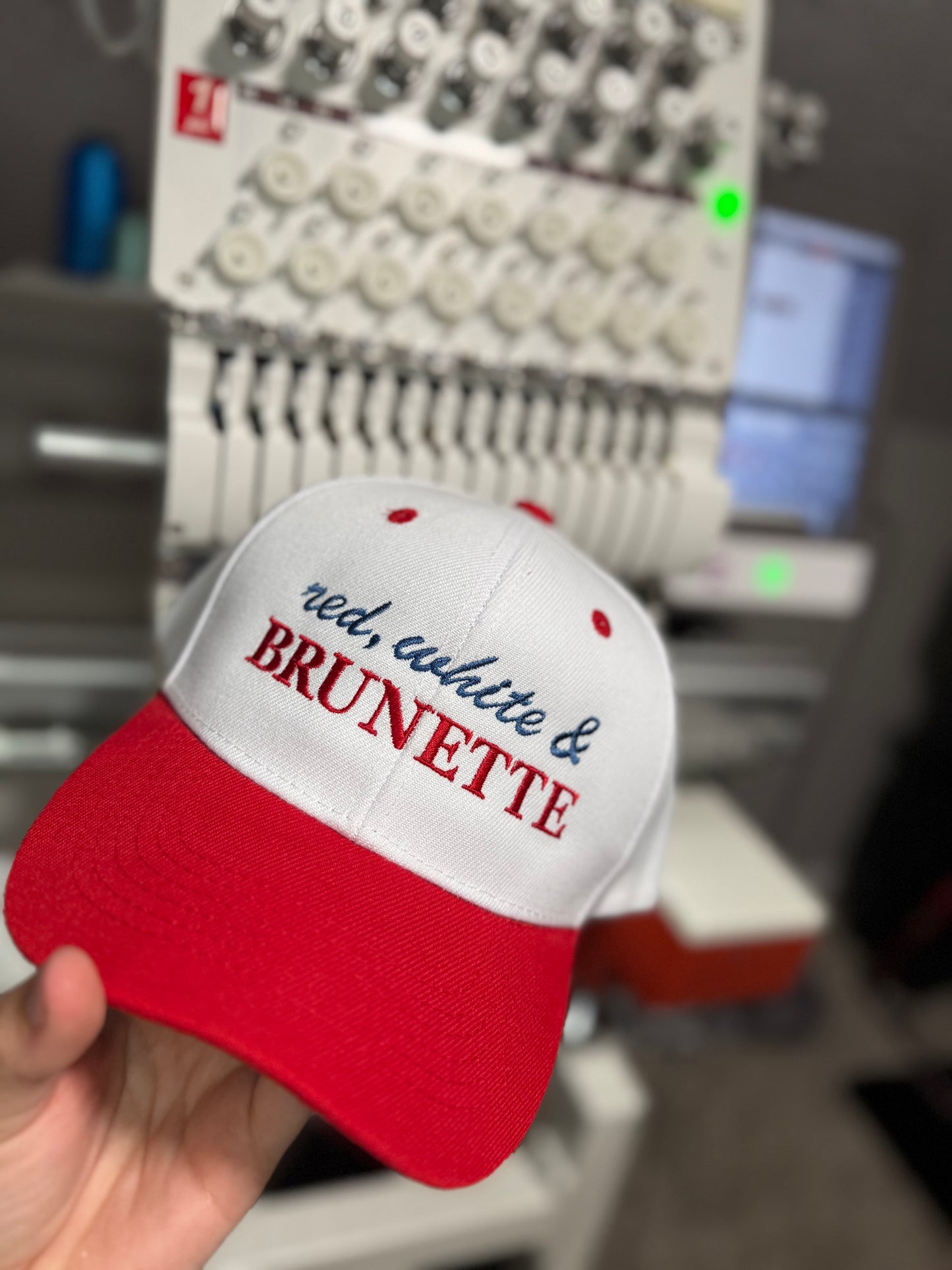 Red white and (Custom) hat