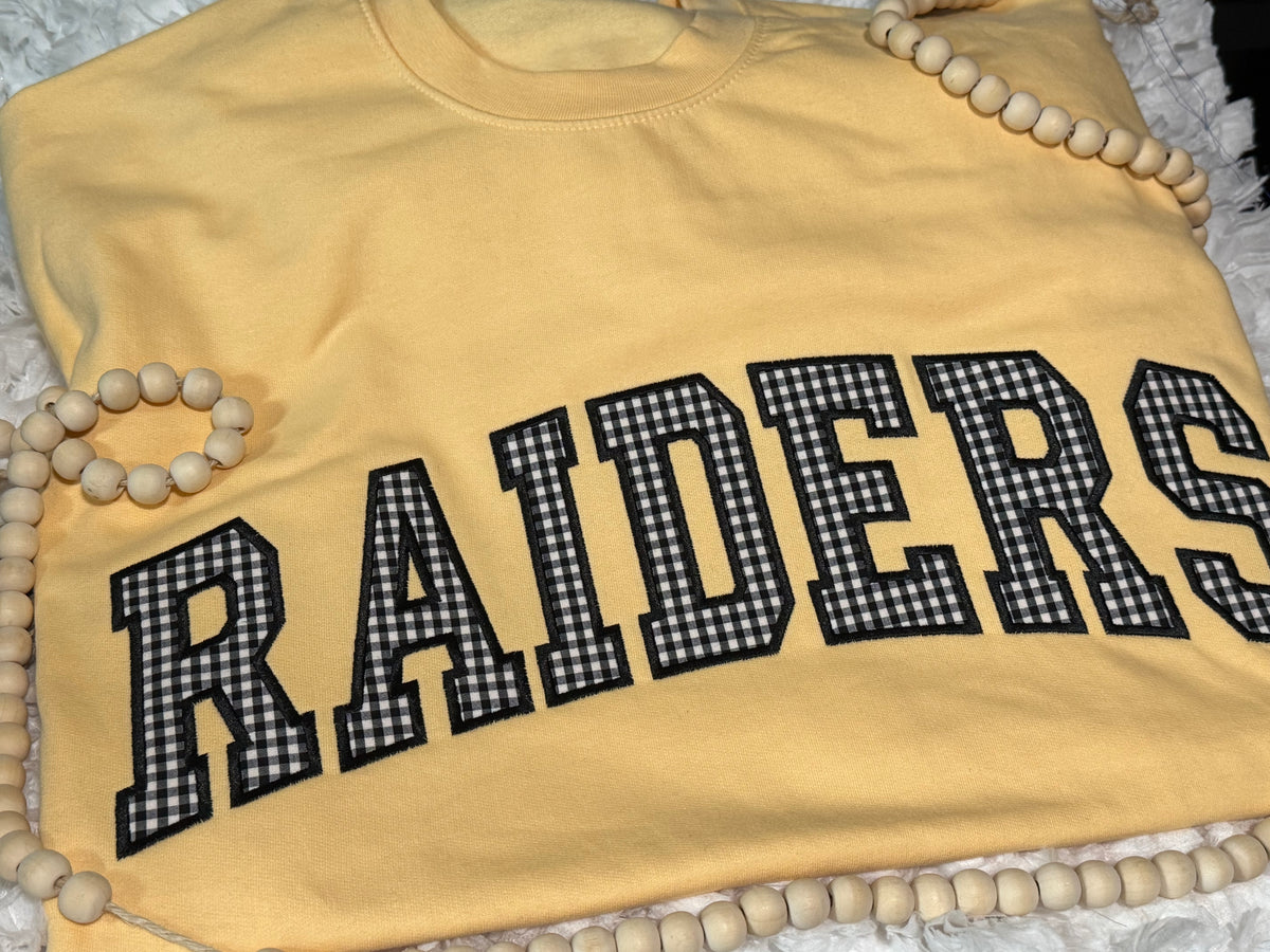 Pale Yellow Raiders Sweatshirt