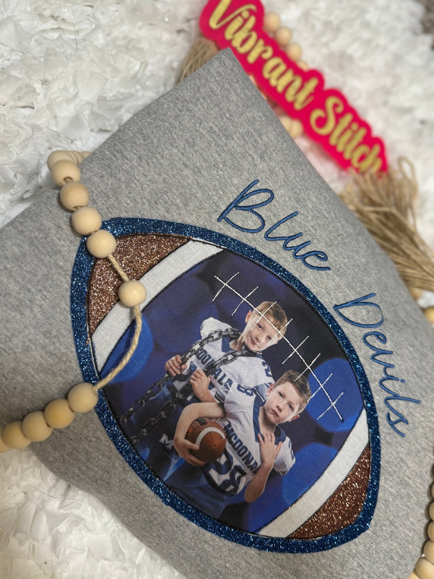 Football Photo Sweatshirt