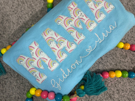 Rainbow MAMA t-shirt