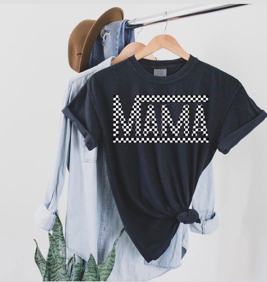 Mama white and black t-shirt
