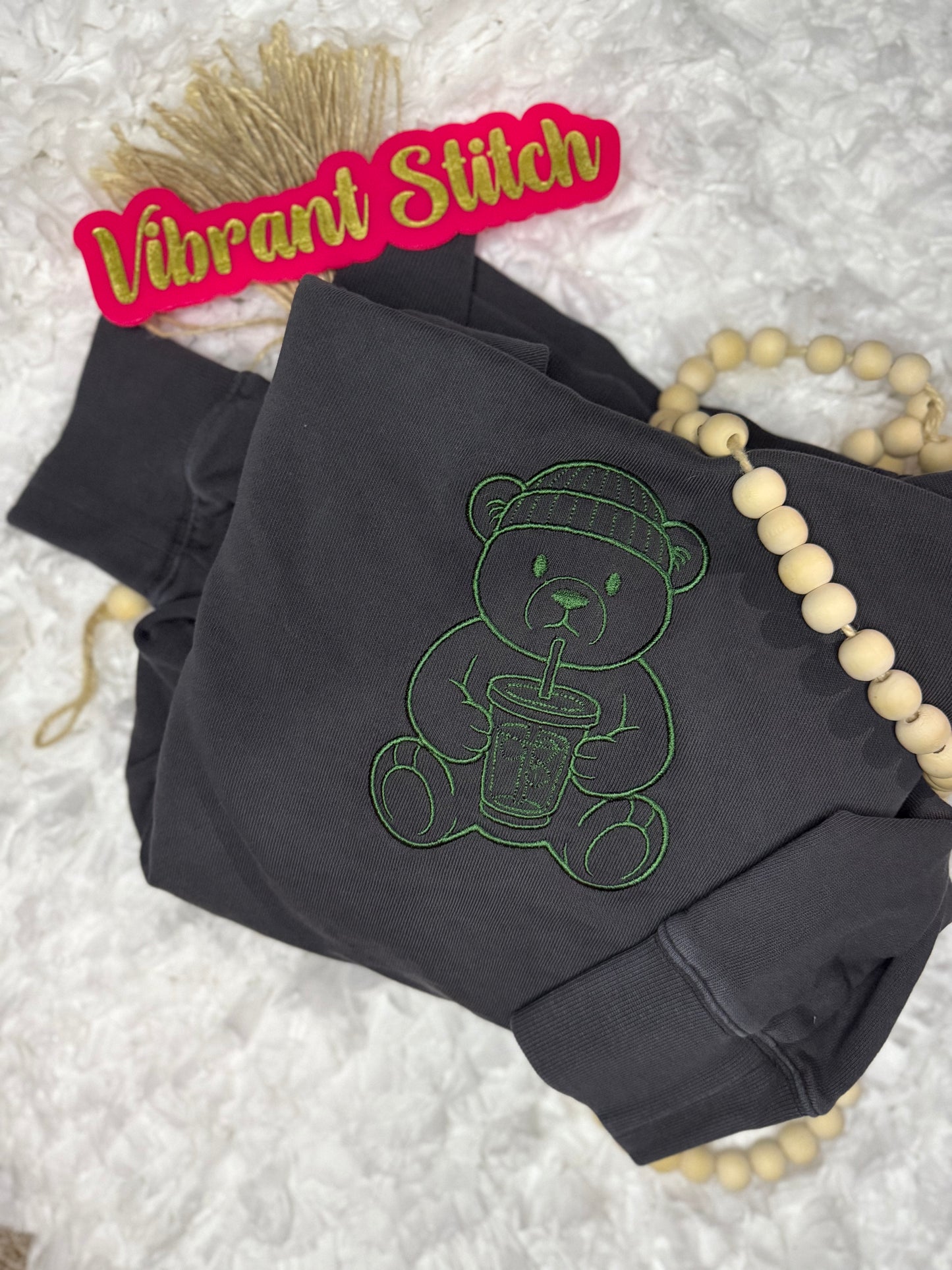 Bear with Coffee Sweatshirt