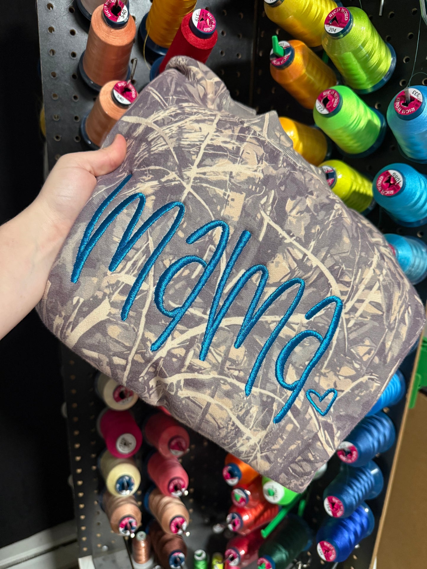 Dark Camo Mama sweatshirt