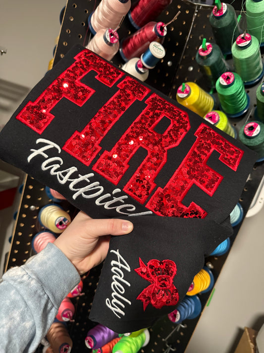 Fire fastpitch sweatshirt