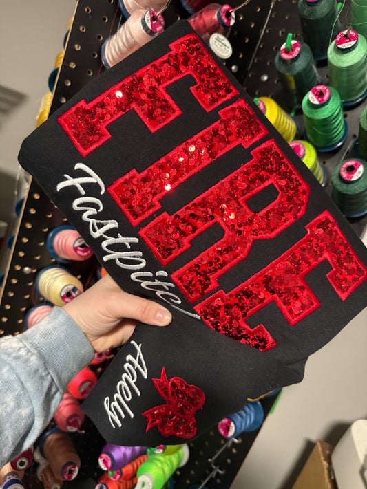 Fire fastpitch sweatshirt