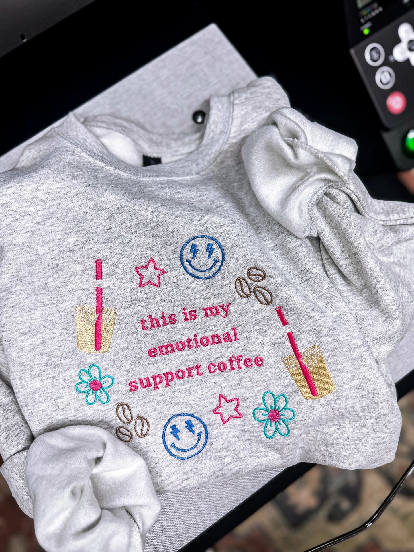 Emotional Support Coffee Sweatshirt