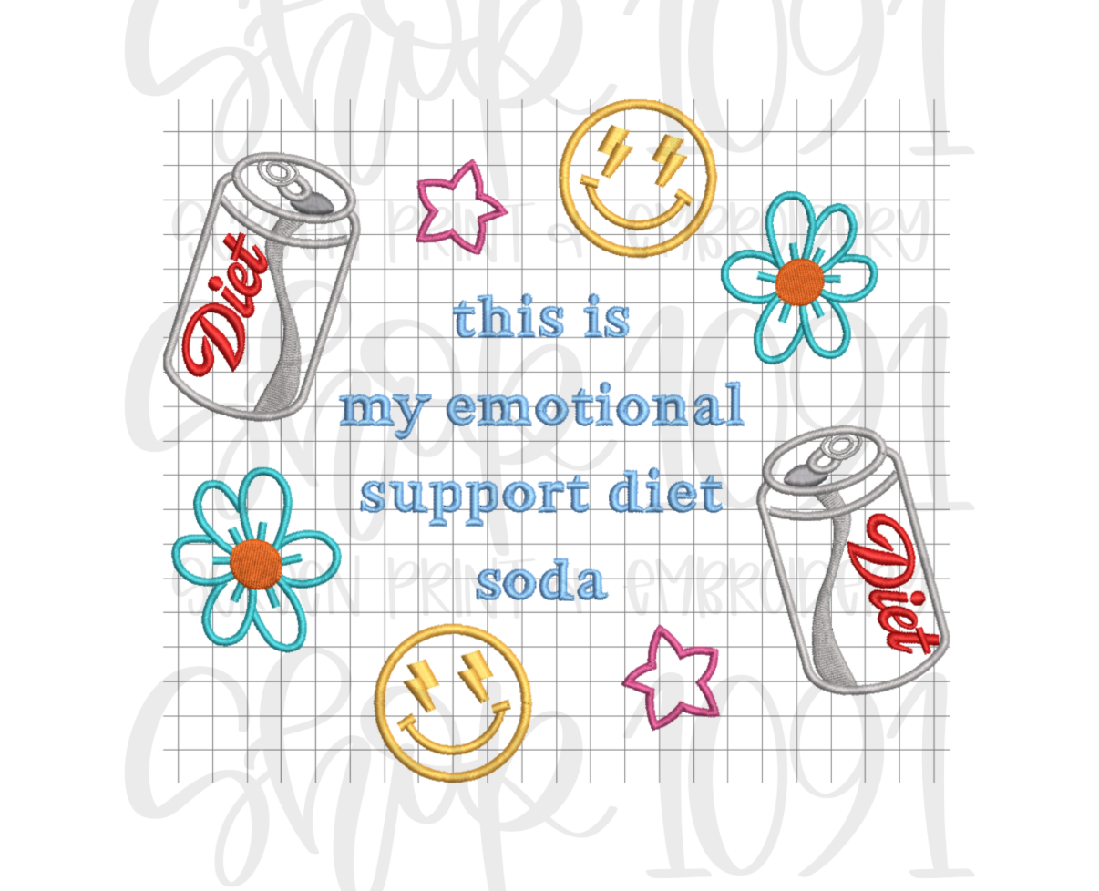 Emotional Support Diet Soda Sweatshirt 🥤