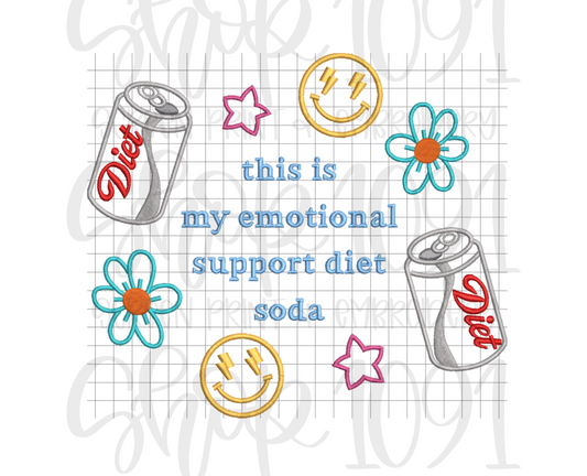 Emotional Support Diet Soda Sweatshirt 🥤