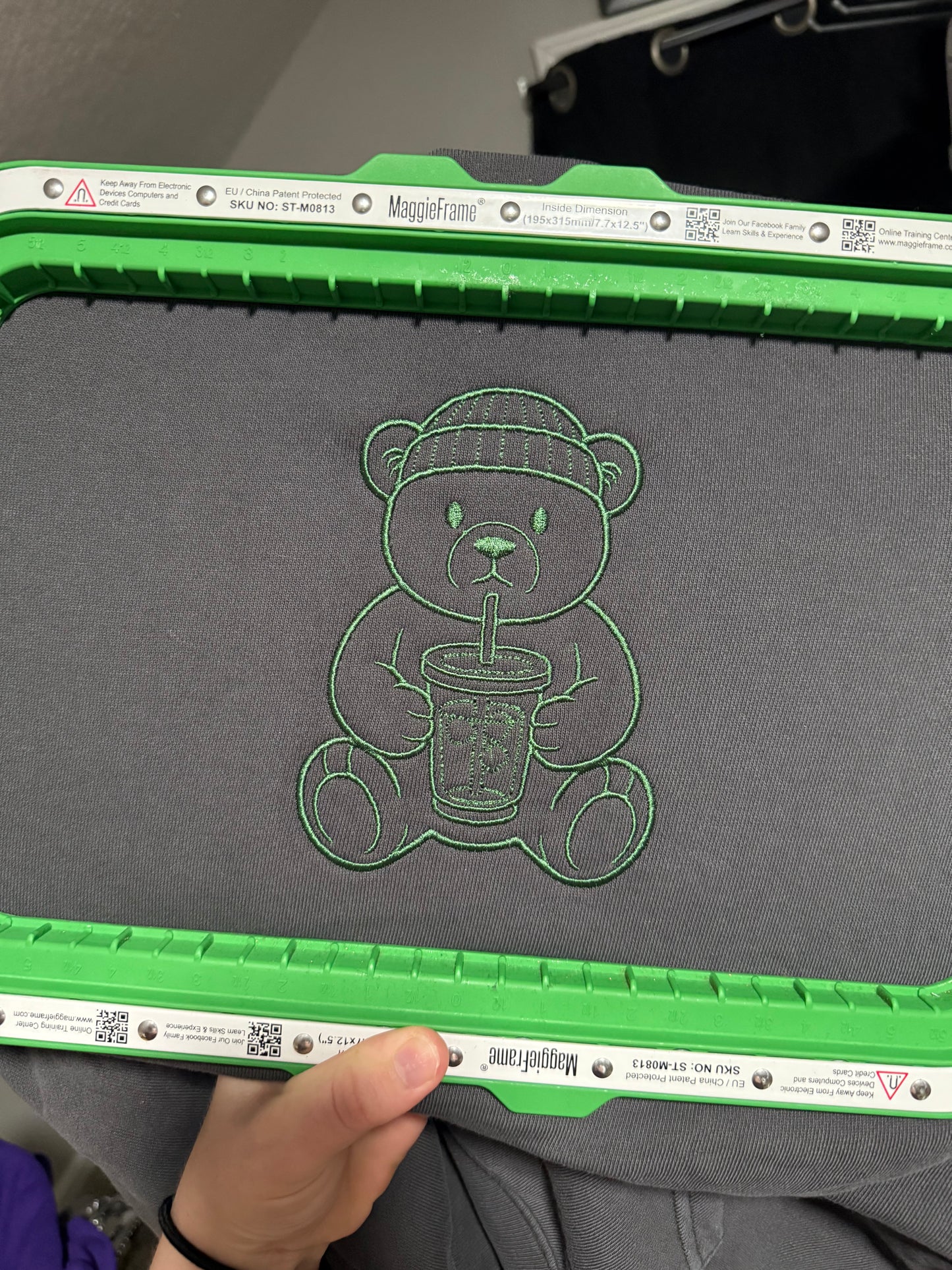 Bear with Coffee Sweatshirt